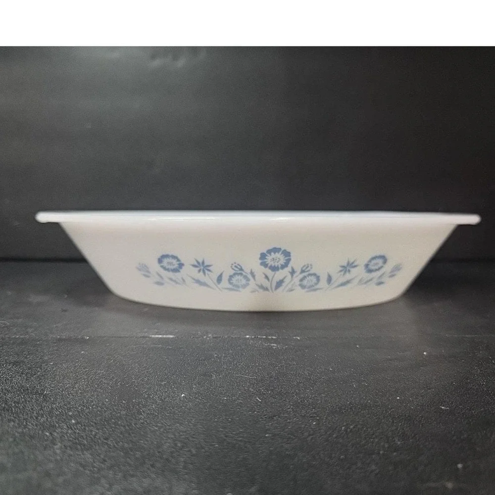Corelle Blue Floral Bakeware Casserole Dish